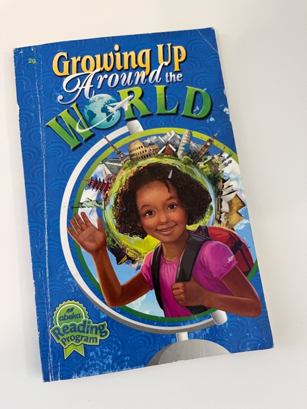 Abeka Growing Up Around the World - Kids Reading Book (Blue) 2g 2nd grade